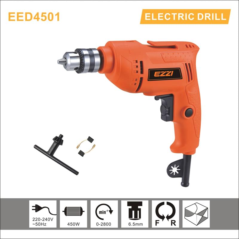 Ezzi Electric Drill – 450W – 6mm – Model EED4501 – Egypt